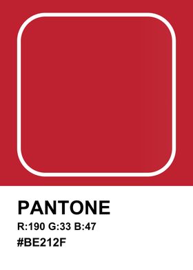 Pantone Color Lady in red