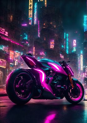Hot Pink Superbike