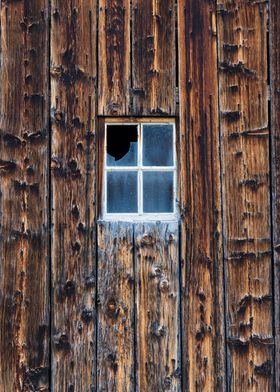 Window in a cabin
