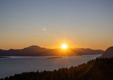 Sunset over Molde