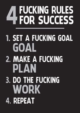 4 Rules For Success