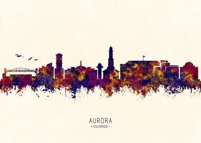 Aurora Colorado Skyline