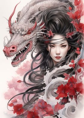 Dragon and a Geisha