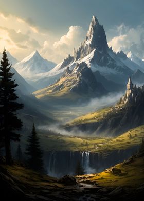 Fantasy Epic Mountains