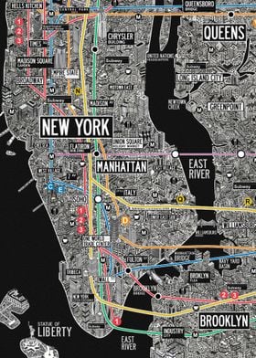 New York City NYC map