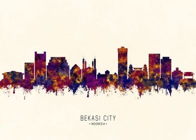 Bekasi Indonesia Skyline