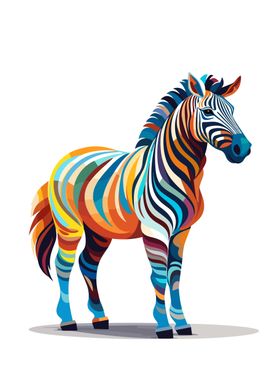 Zebra Animal Pop Art