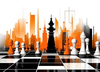 Abstract Chess City