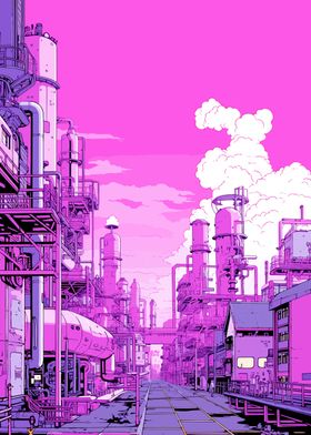 Lofi Pink Retro