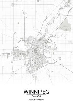 Winnipeg CA White City Map