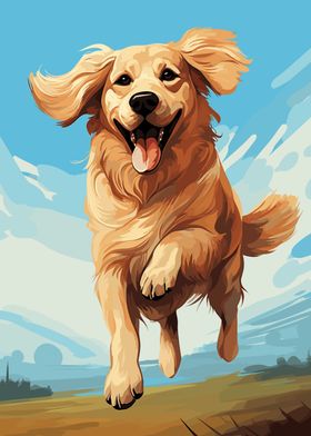 Happy Golden Retriever