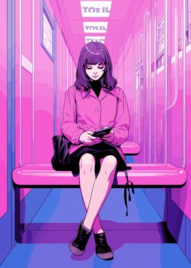 Lofi Pink Retro