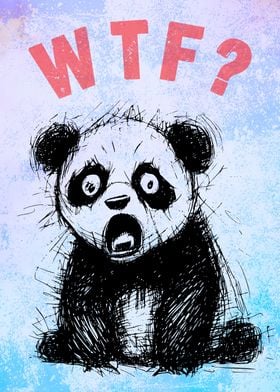 Funny Panda Bear WTF