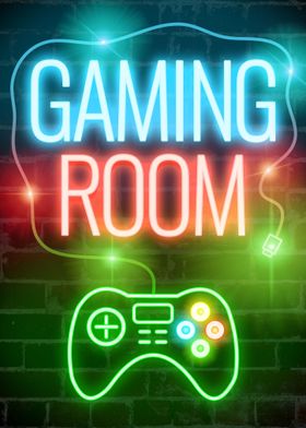 Gaming Room signage