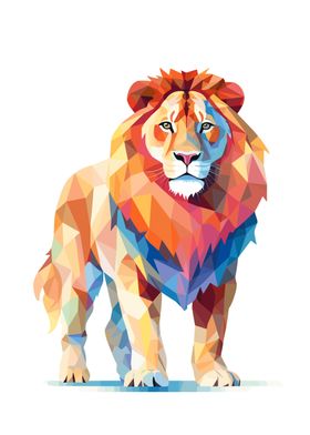 Lion Animal Pop Art