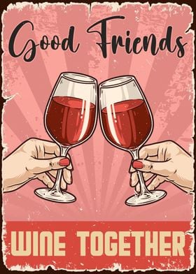 Good Friends Wine Together