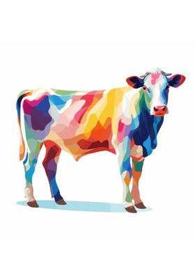 Cow Animal Pop Art