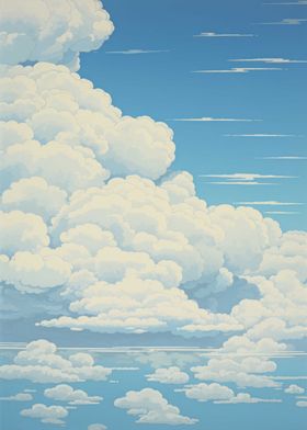 Cloud Japanese Painting
