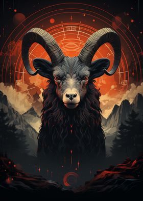 Aries Zodiac poster