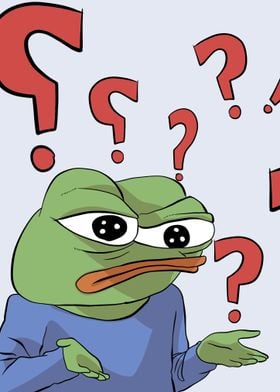 confused pepe meme