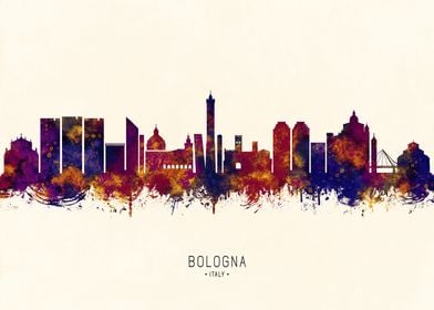 Bologna Italy Skyline