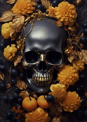 Floral Skull Posters Online - Shop Unique Metal Prints, Pictures, Paintings