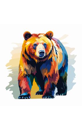 Bear Animal Pop Art