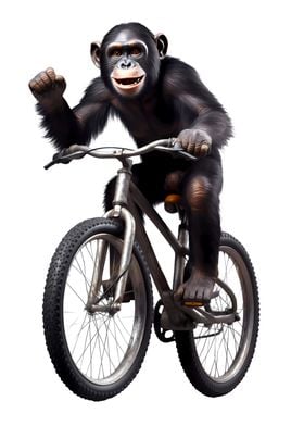 chimpanzee Bike Cycling