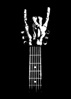 Rock Skeleton Guitar