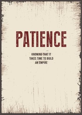 patience