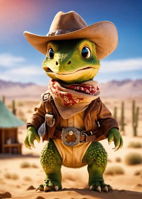 Cowboy Mini Alligator