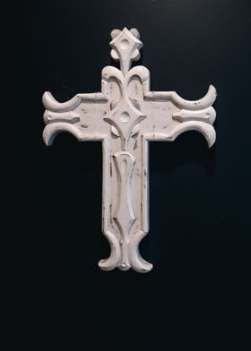 white Christian Cross