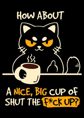 A Nice Big Cup Cat