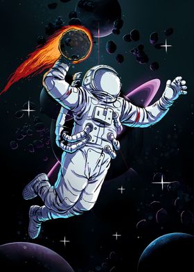 Sport Basketball Astronaut