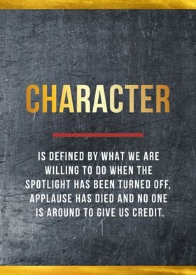 character