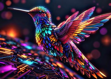 DJ Fractal Hummingbird