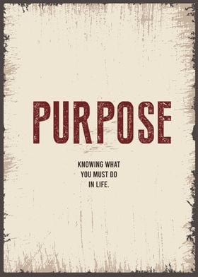 purpose