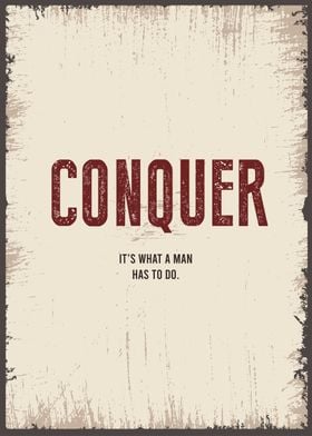 conquer