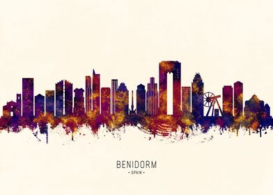 Benidorm Spain Skyline