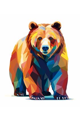 Bear Animal Pop Art