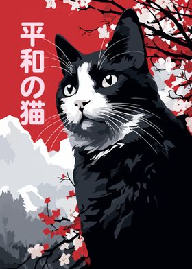 Inspirational Cat Japanese