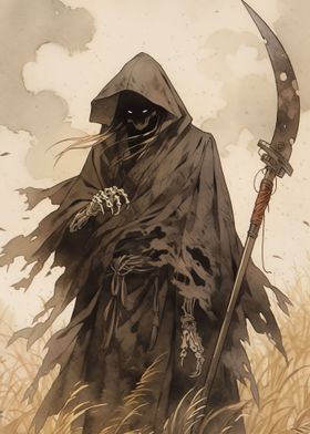 Grim Reaper in Field