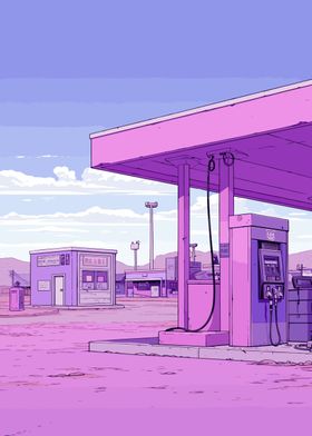 Gasoline Lofi Pink Retro