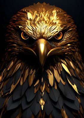 Black and Gold Eagle