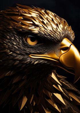 Black and Gold Eagle