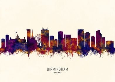 Birmingham England Skyline