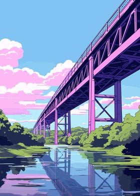 Bridge Lofi Pink Retro