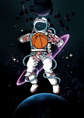 Sport Basketball Astronaut