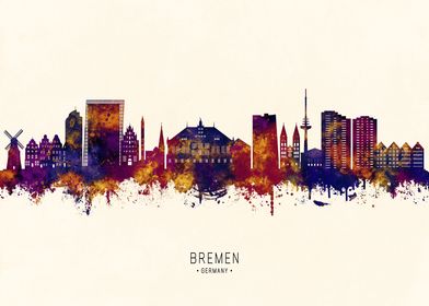 Bremen Germany Skyline