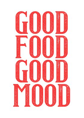 Good food good mood